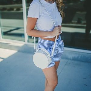 Ciccle Cross-body Bag W/Adjustable Strap